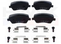Piduriklotside komplekt eesmine Renault Clio III, Modus, Kangoo II / Dacia Logan, Dokker, Lodgy, Duster