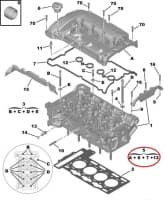 Klapikambri kaas OEM Citroen/Peugeot EP6