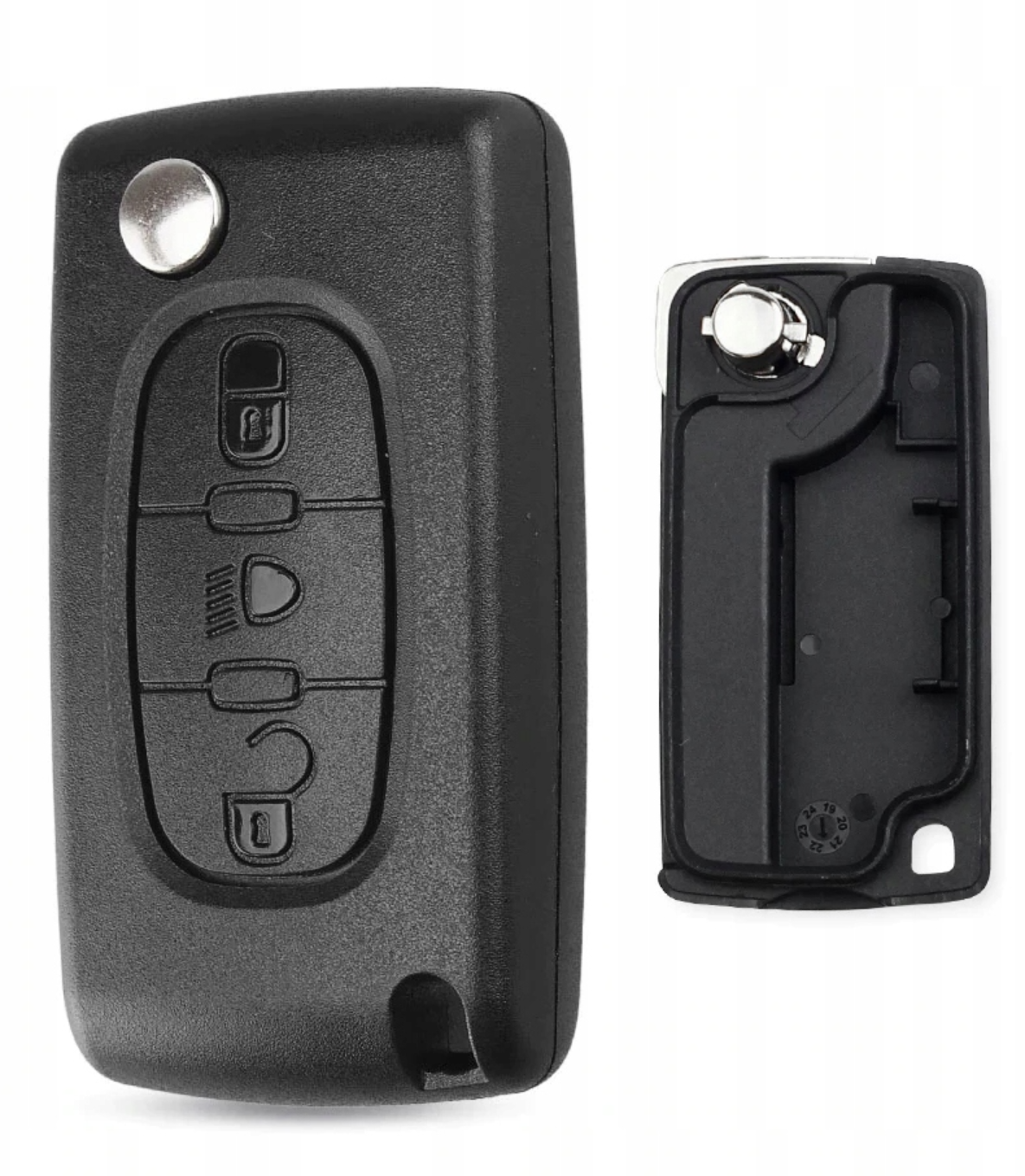 Võtme korpus Citroen