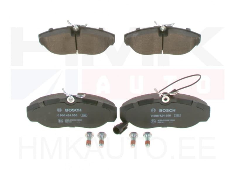 Piduriklotside komplekt eesmine Jumper/Boxer/Ducato 94-01 15"ratas