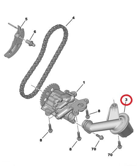 Õlivõttur OEM Jumper/Boxer/Ducato 2,2HDI 2006- EURO4
