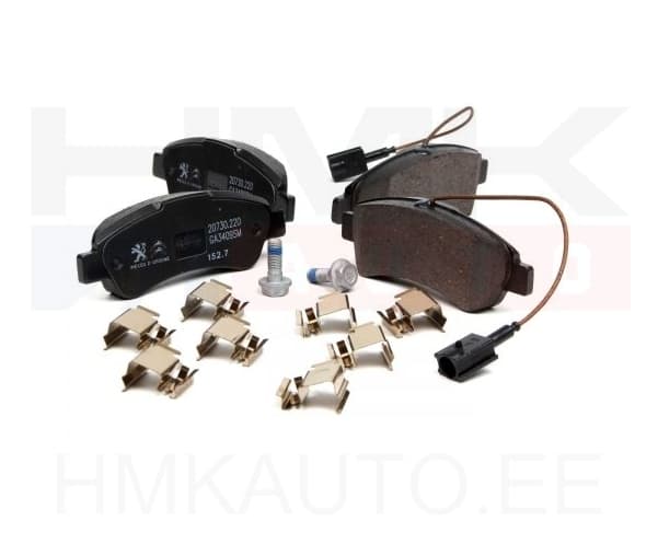 Piduriklotside komplekt tagumine OEM Jumper/Boxer/Ducato 2011- (2 anduriga)