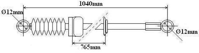 SOODUS!!! Käiguhoovastiku tross Citroen Jumper/Peugeot Boxer 2.5D 765/1040 P.