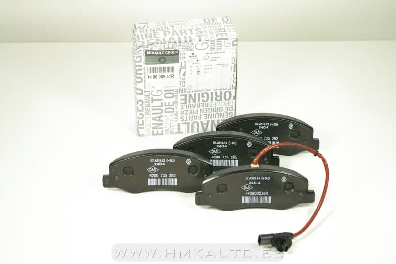 Piduriklotside komplekt tagumine OEM Renault Master III 2010- (RWD topeltrattaga)