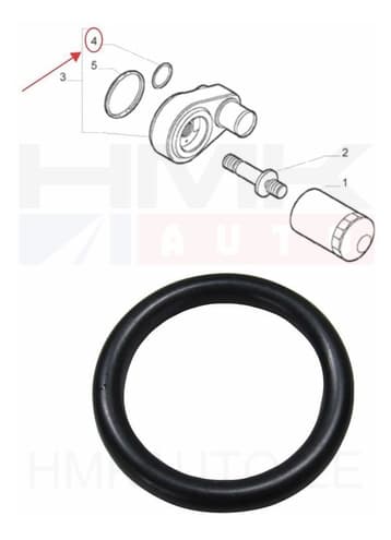 Õlijahuti tihend OEM Ducato 2,3JTD