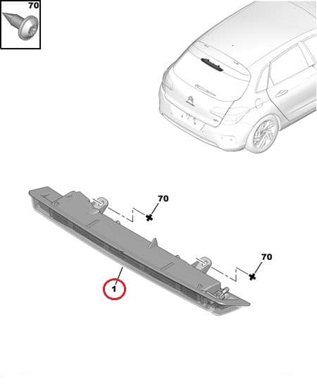 Lisapidurituli OEM Citroen C4 / C5