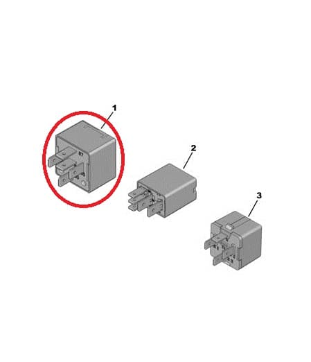 Jahutusventilaatori relee OEM PSA 35A