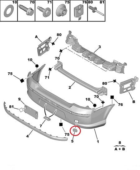 SOODUS!!! Puksiirava kate tagastanges OEM Peugeot 407 sedaan 2004-2008
