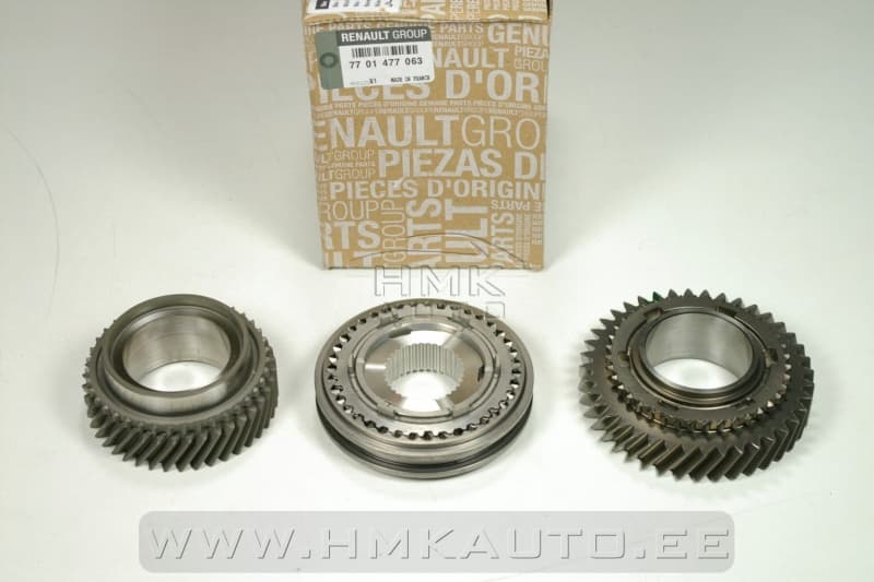 Sünkronisaatori komplekt koos hammasratastega (3-4 käik) OEM Renault Master/Trafic PF6 40/40h.