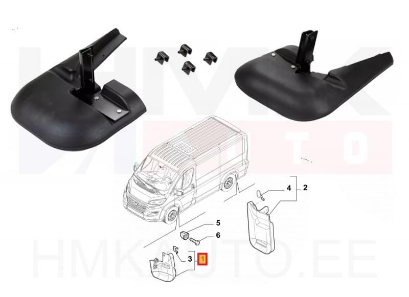 Porikummid eesmised Jumper/Boxer/Ducato 2006- 15/16" Light