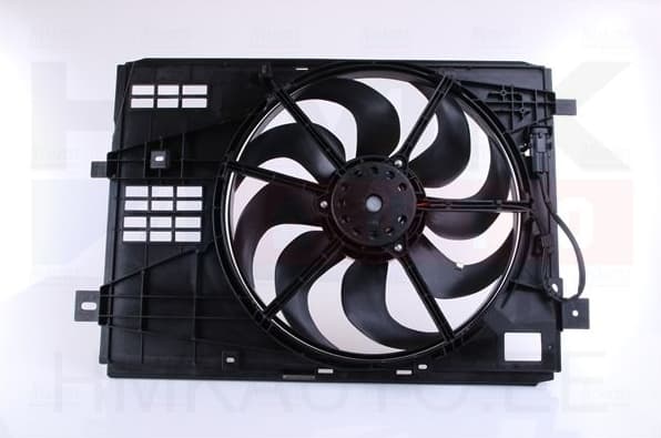 Jahutusventilaator koos raamiga Citroen Berlingo/Peugeot Rifter 2018- (95W)