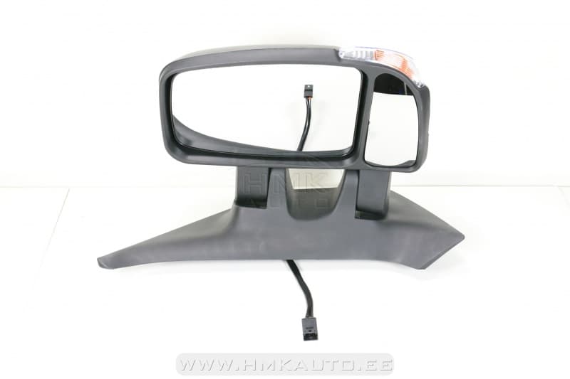 Küljepeegel parem elektriline Renault Master III 2010- (lühike jalg, soojendus, temp. anduriga, 9 klemmi, W16W)