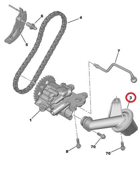 Õlivõttur OEM Jumper/Boxer/Ducato 2,2HDI 2006- EURO5