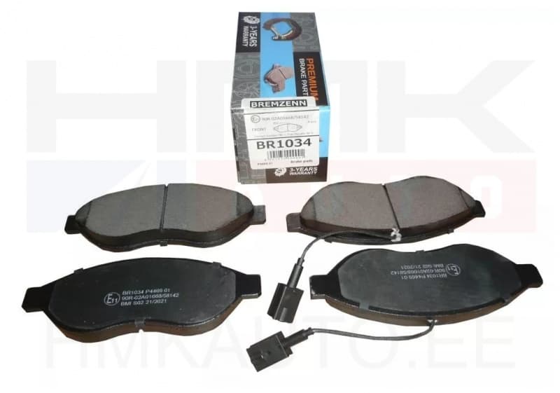 Piduriklotside komplekt eesmine Jumper/Boxer/Ducato 2011- 15" ratas (2 anduriga)