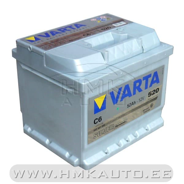 Aku "Varta Silver Dynamic" 52Ah