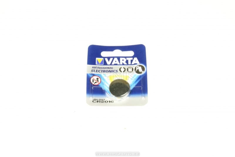Patarei VARTA CR2016 3V lithium 20,0x1,6mm
