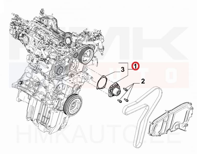 Veepump OEM Fiat Ducato MCA 2,2D 2021-