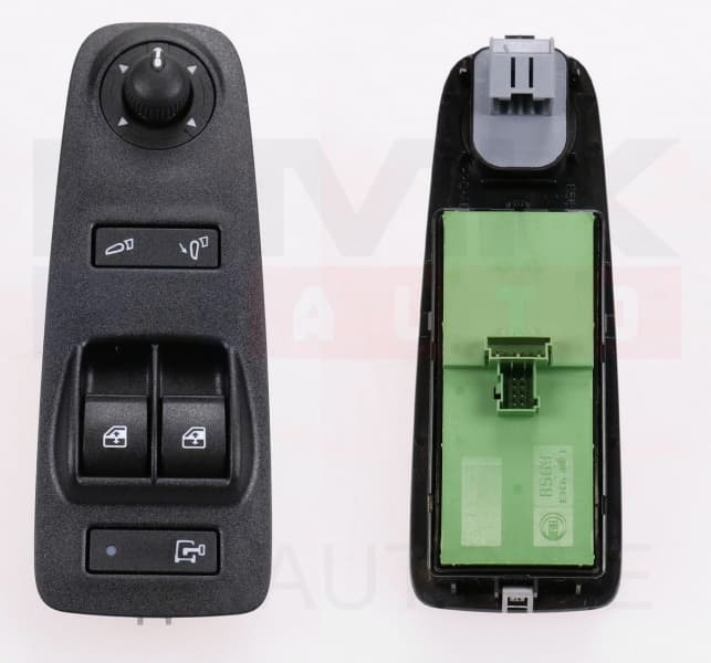 Klaasitõstuki ja peegli lüliti vasak OEM Jumper/Boxer/Ducato 2012- (klapitav peegel)