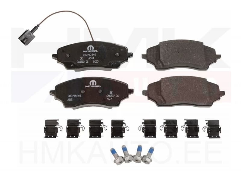 Piduriklotside komplekt tagumine OEM Ducato MCA 2021- 16" (elektr. seisupidur)
