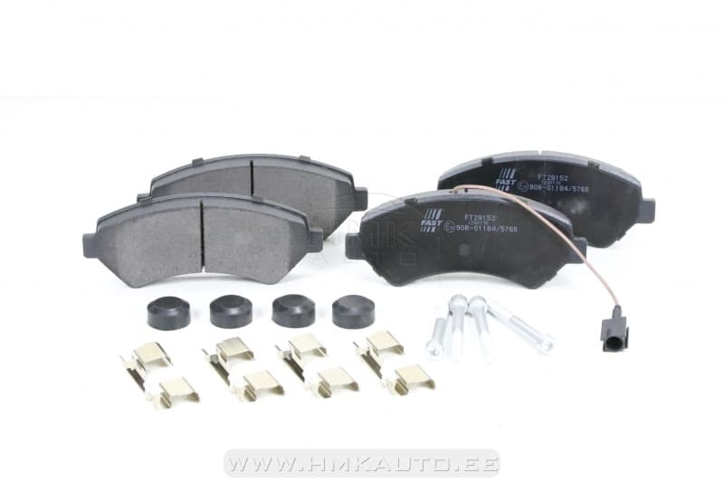 Piduriklotside komplekt eesmine Jumper/Boxer/Ducato 2006- 16" rattaga