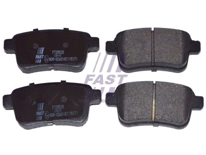 Piduriklotside komplekt tagumine Renault Kangoo II