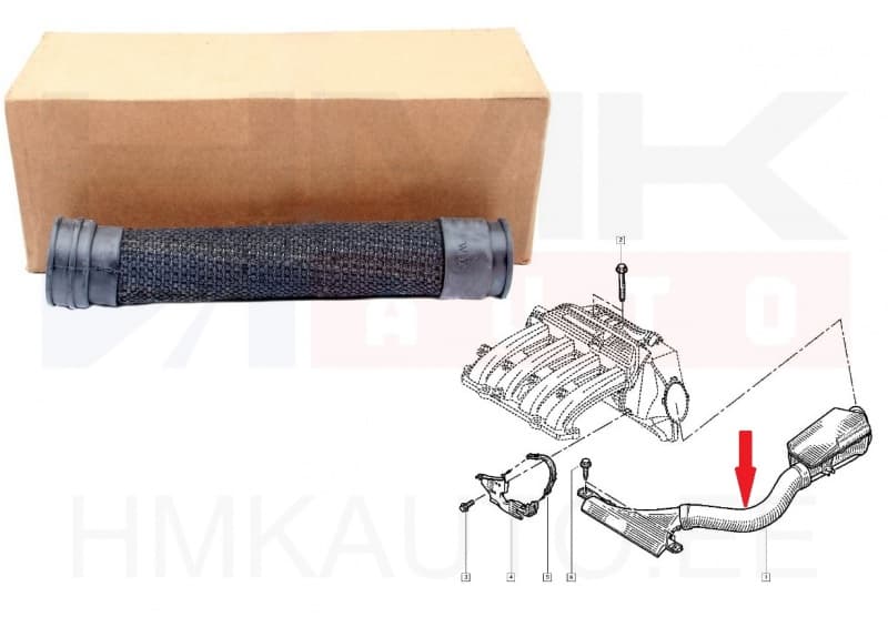 Õhufiltri toru Renault Megane I 1,4/1,6/1,8