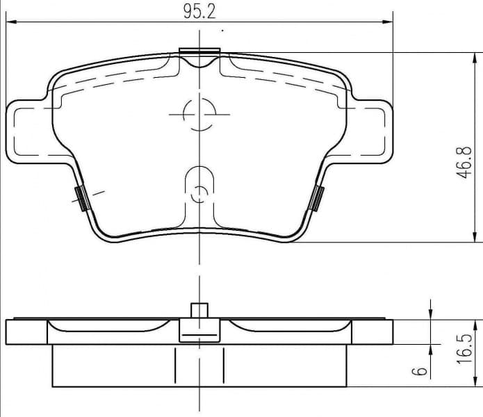 SOODUS!!! Piduriklotside komplekt tagumine Citroen C4/Peugeot 207,307
