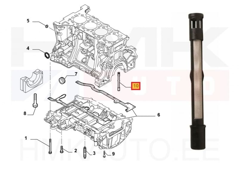 Turbo õlifilter OEM Jumper/Boxer/Ducato 2,2HDi 2006-