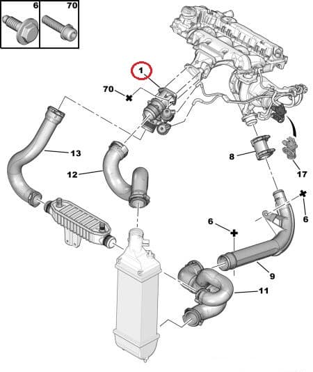 Drosselklapp OEM PSA