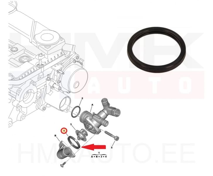 Termostaadi tihend OEM Jumper/Boxer/Ducato 2,2HDI 2006-