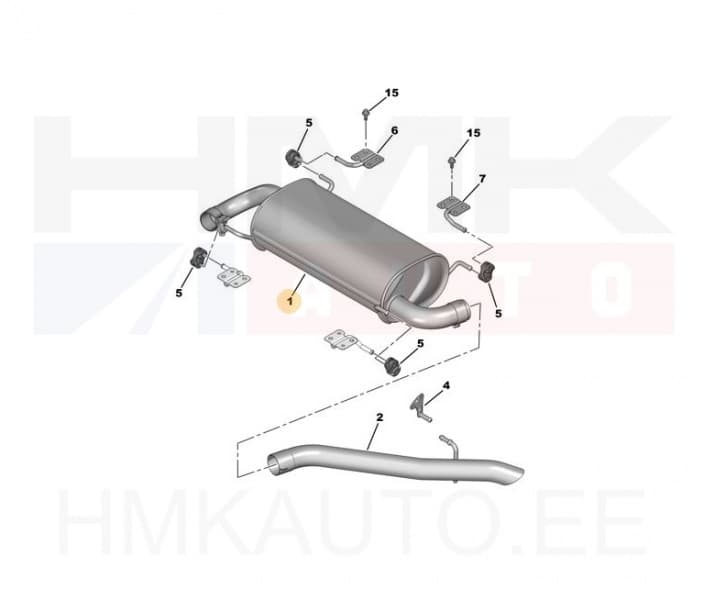Summuti tagaosa OEM Jumper/Boxer/Ducato 2011- 2,2HDI Euro5