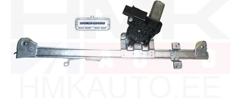 Klaasitõstuk eesmine parem (elektriline, koos mootoriga) OEM Jumper/Boxer/Ducato 2006-14