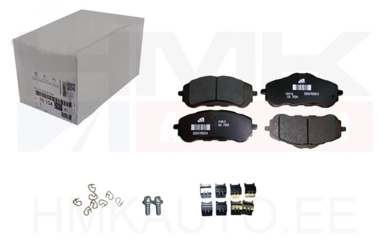 Piduriklotside komplekt eesmine OEM Citroen Berlingo/Peugeot Partner 2018- , 308 II >>1678168180