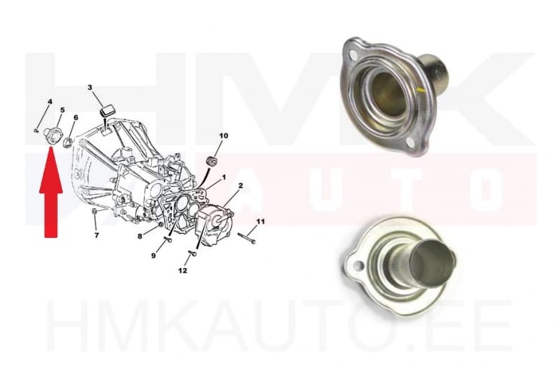 Siduri survelaagri juhik OEM Citroen/Peugeot/Fiat