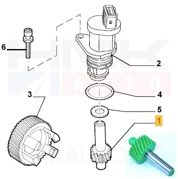 Spidomeetri hammasratas OEM PSA >>Ei saa enam