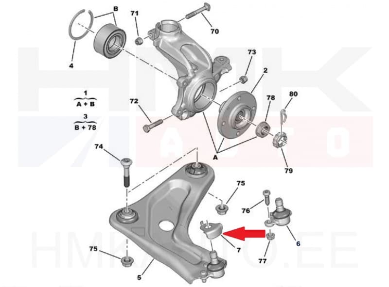 Sarniiri kaitseplekk OEM Citroen/Peugeot