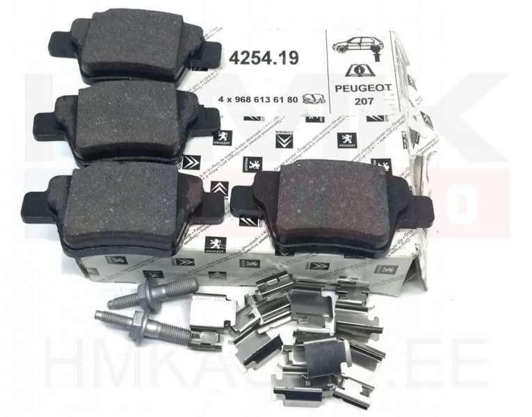 SOODUS!!! Piduriklotside komplekt tagumine OEM Citroen C4/Peugeot 207,307