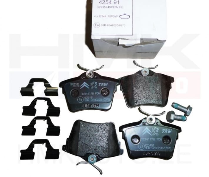 Piduriklotside komplekt tagumine OEM Citroen C5 2008- / Peugeot 407/607 >>425326