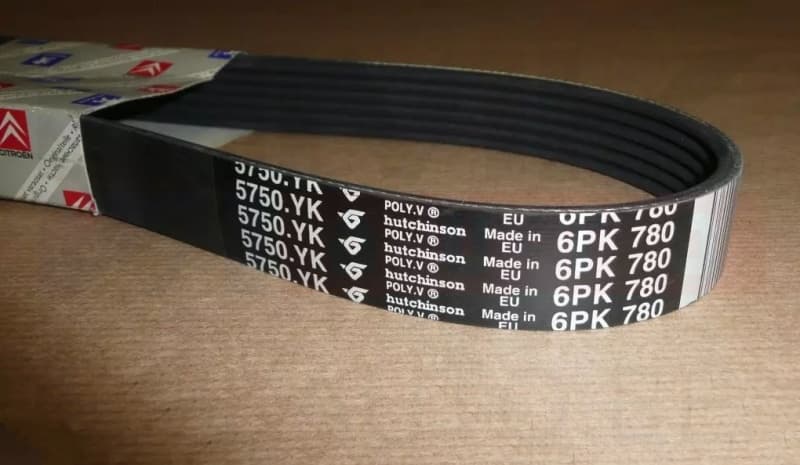 Mitmikkiilrihm elastne 6PK780 OEM Citroen/Peugeot 1,4/1,6HDI