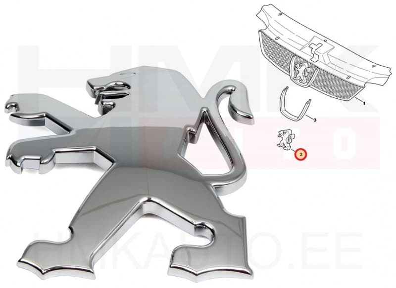 Embleem iluvõrele OEM Peugeot 406