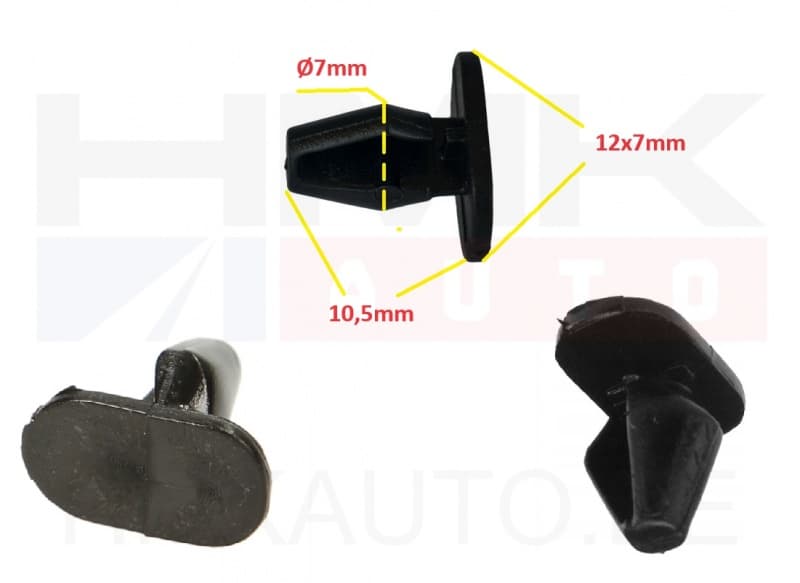 Uksetihendi tüübel Citroen/Peugeot/Renault (1tk.)