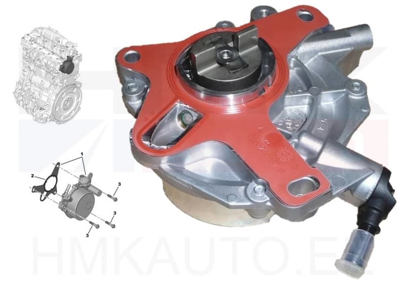 Vaakumpump OEM Citroen/Peugeot 2,0/2,2BlueHDI EURO6