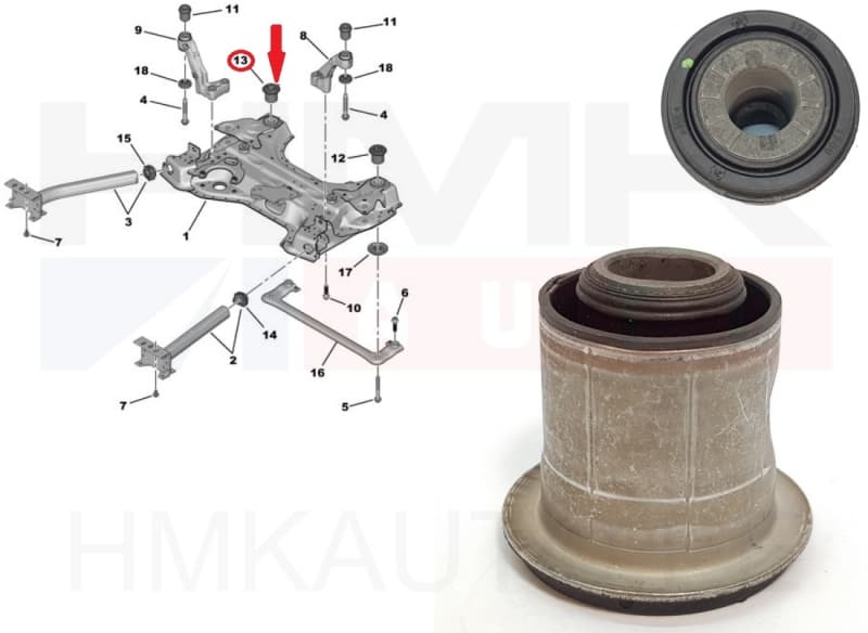 Sillaraami puks parem OEM Citroen C4 Picasso 13-