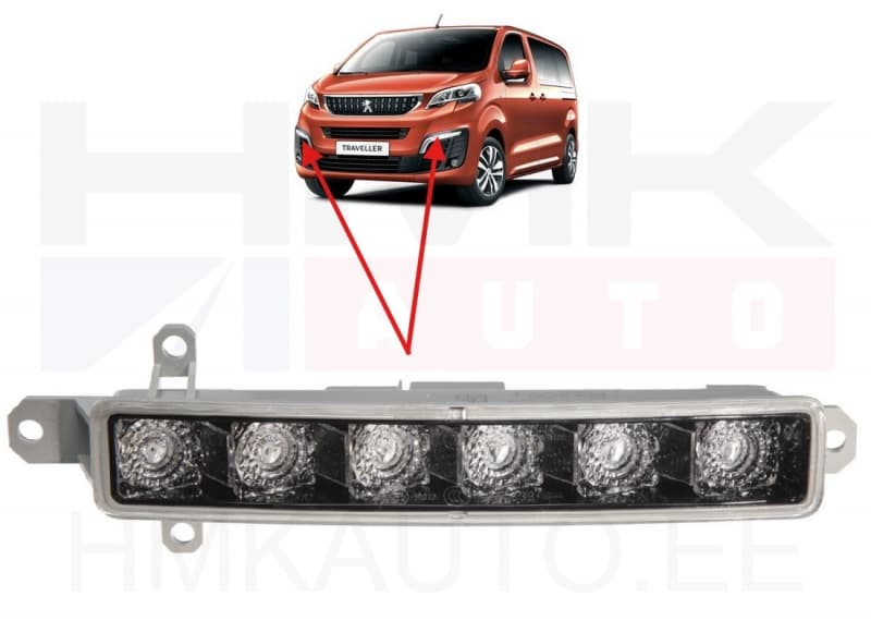 Päevasõidutuli LED OEM Citroen Jumpy/Peugeot Expert 2016-
