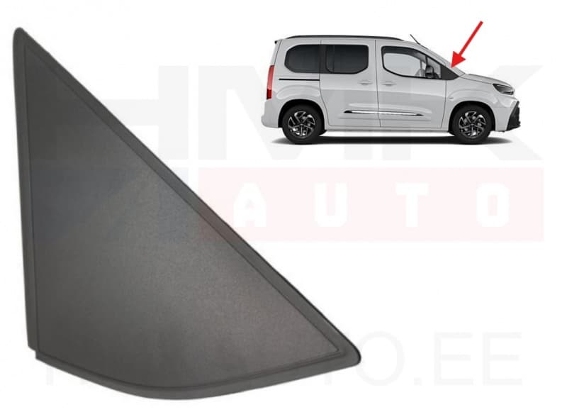 Esitiiva ülanurga katteliist parem OEM Citroen Berlingo/Peugeot Rifter 2018-