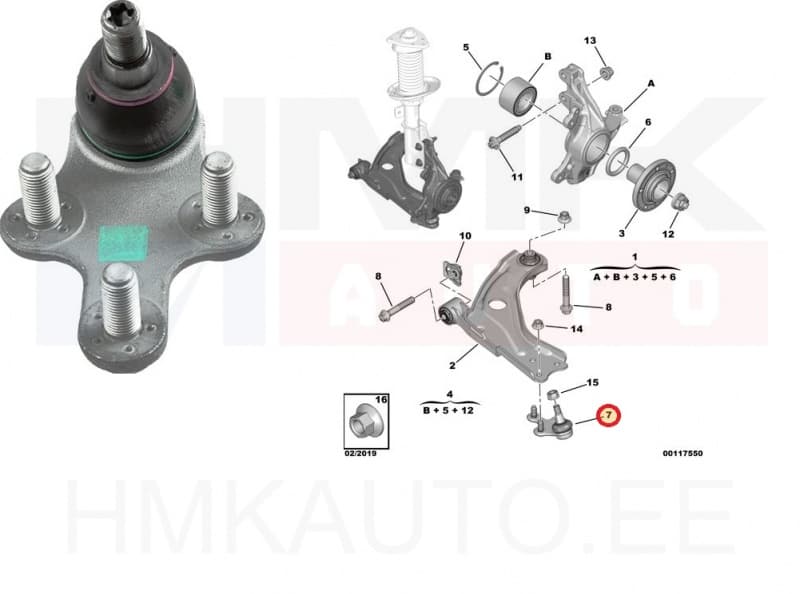 Sarniir OEM Berlingo/Partner 2019- (plekkõõts)