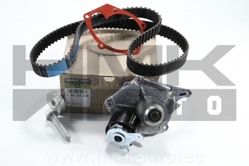 Hammasrihma komplekt + veepump OEM Renault/Dacia 1,5DCI K9K
