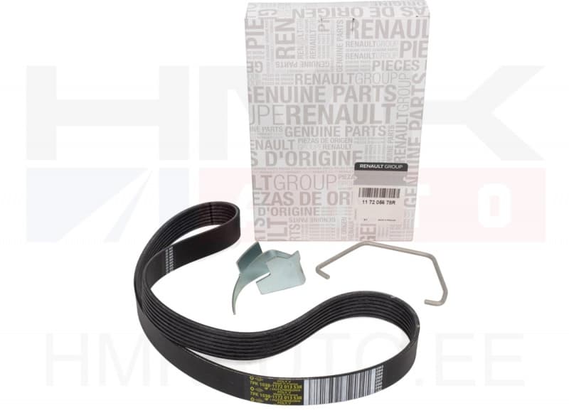 Mitmikkiilrihm elastne 7PK1038 OEM Renault Arkana/Dacia Duster 1,6SCe