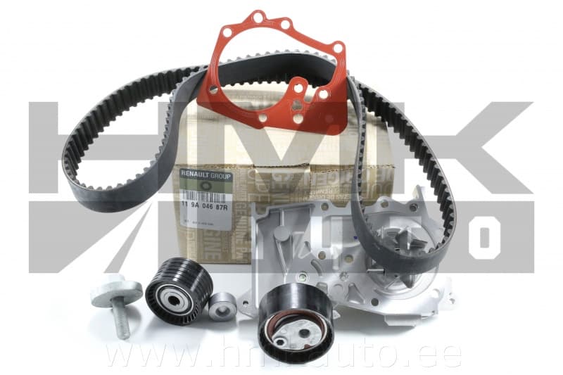Hammasrihma komplekt + veepump OEM Renault 1,6 16V K4M