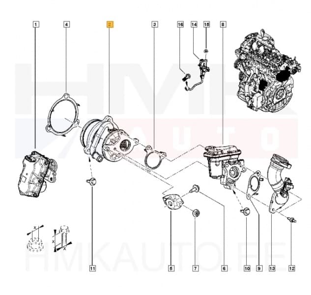 EGR jahutusradiaator OEM Renault Trafic 2,0DCI 2019-